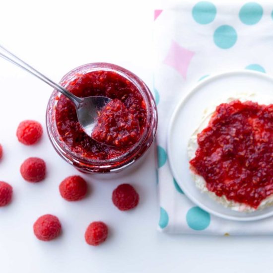 mermelada de frambuesa