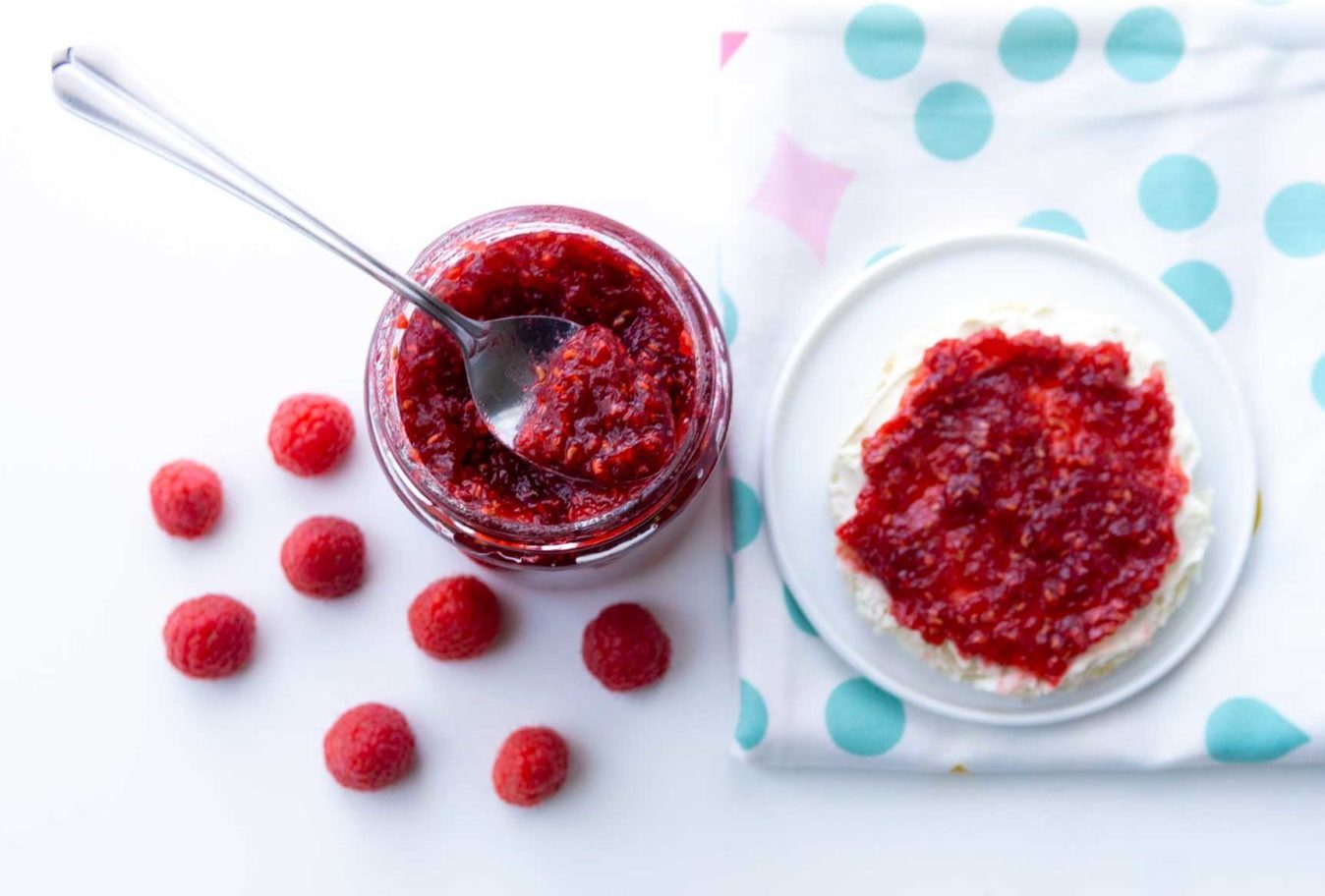 mermelada de frambuesa