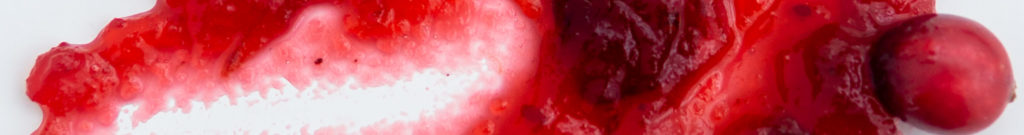 textura mermelada de cranberry y cranberry