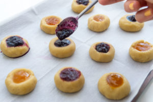 relleno masa galletas con mermelada